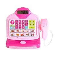 set jucarie copii casa de marcat cu afisaj lcd pentru supermarket  scanner si alte accesorii imagen 44_0_
0