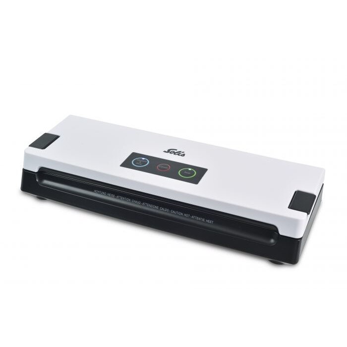 Aparat de vidat Solis, Vac Quick, automat, putere incalzire 120W, vacuum uscat si umed, usor, rapid, alb