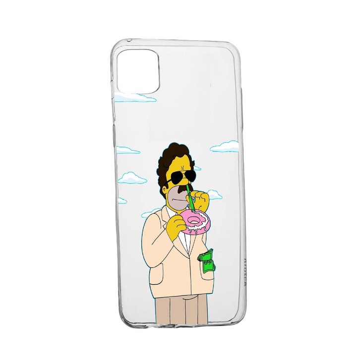 Husa Narcos Simpson, Movie pentru Huawei P40, rezistenta la uzura, anti-alunecare, din silicon Premium, 440