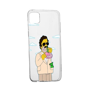 Husa Narcos Simpson, Movie pentru Apple iPhone 12 Pro, rezistenta la uzura, anti-alunecare, din silicon Premium, 440 Husa Narcos Simpson, Movie pentru Apple iPhone 12 Pro, rezistenta la uzura, anti-alunecare, din silicon Premium, 440