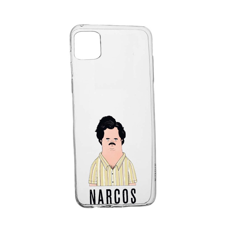 Husa Silicon Narcos Pablo Escobar, Movie Compatibila cu Apple iPhone 13 Pro Max, rezistenta la uzura, anti-alunecare, 436