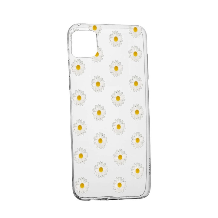 Силиконов калъф BestCaseHappy Flowers, За Realme X50 Pro, Устойчив на надраскване, Противоплъзгащ, 513