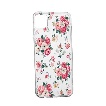 Husa Silicon Flowers, Pastel colors, Compatibila cu Apple iPhone 13 Mini, rezistenta la uzura, anti-alunecare, 511 Husa Silicon Flowers, Pastel colors, Compatibila cu Apple iPhone 13 Mini, rezistenta la uzura, anti-alunecare, 511