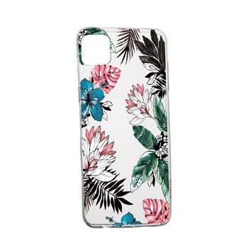 Husa Flori tropicale, pentru Xiaomi Redmi 9C, rezistenta la uzura, anti-alunecare, din silicon Premium, 500 Husa Flori tropicale, pentru Xiaomi Redmi 9C, rezistenta la uzura, anti-alunecare, din silicon Premium, 500