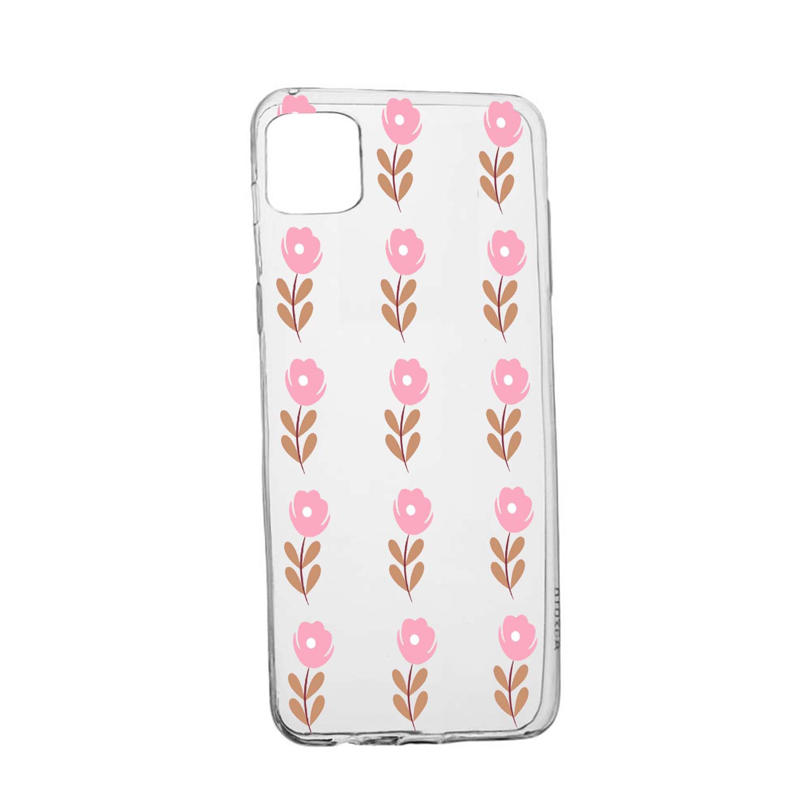 Husa Silicon Flowers, Compatibila cu Apple iPhone 13 Pro Max, rezistenta la uzura, anti-alunecare, 505
