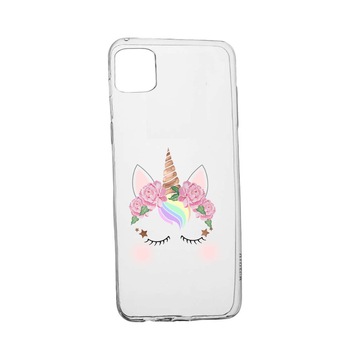 Husa Unicorn, pentru Huawei P40, rezistenta la uzura, anti-alunecare, din silicon Premium, 525 Husa Unicorn, pentru Huawei P40, rezistenta la uzura, anti-alunecare, din silicon Premium, 525