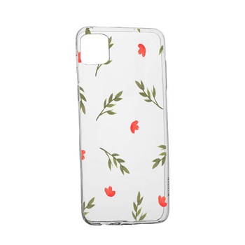 Husa Flori, pentru Huawei P40, rezistenta la uzura, anti-alunecare, din silicon Premium, 516 Husa Flori, pentru Huawei P40, rezistenta la uzura, anti-alunecare, din silicon Premium, 516