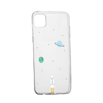Husa Silicon Universe, Spacecraft, Compatibila cu Apple iPhone 13 Pro, rezistenta la uzura, anti-alunecare, 471 Husa Silicon Universe, Spacecraft, Compatibila cu Apple iPhone 13 Pro, rezistenta la uzura, anti-alunecare, 471