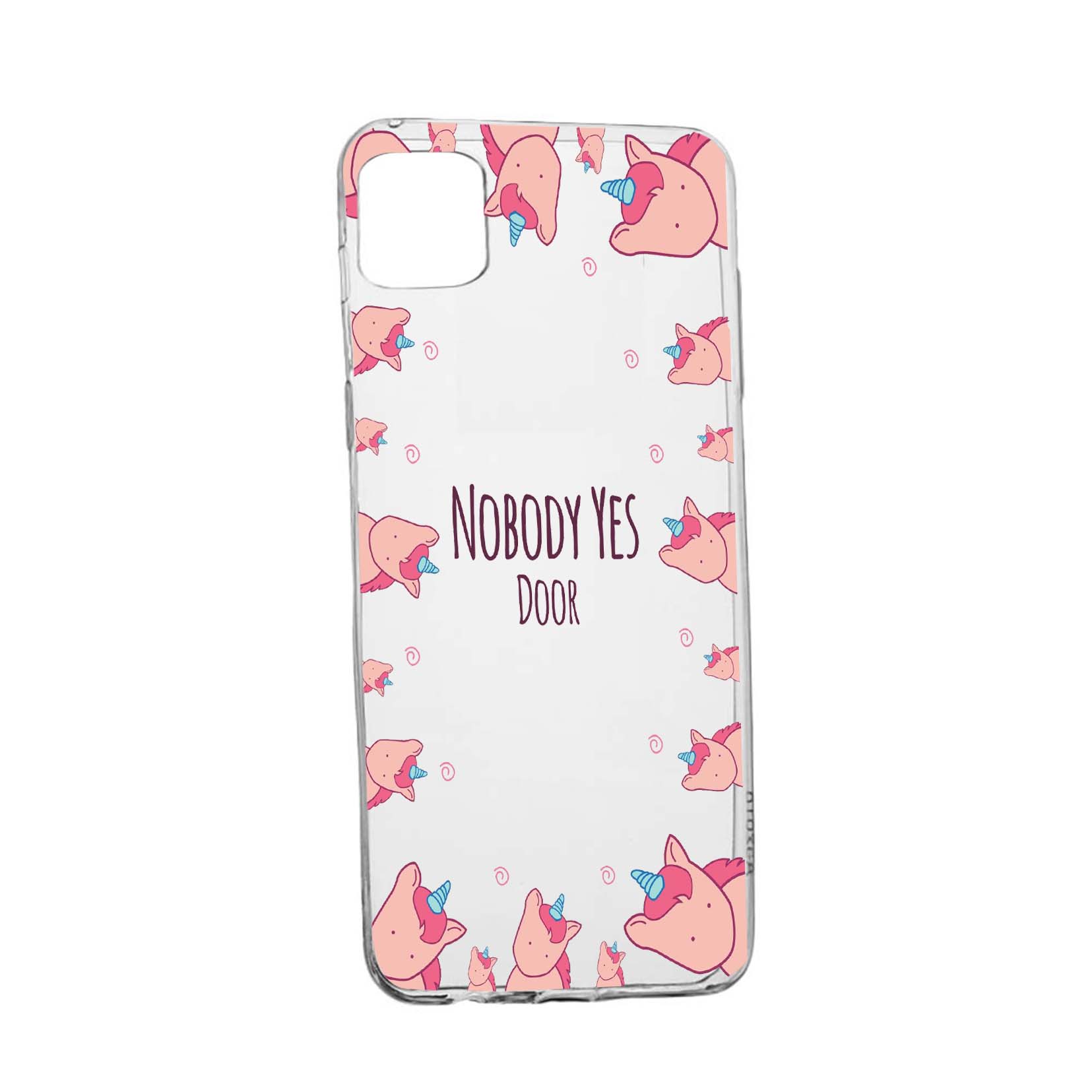 Husa Unicorn - Nobody yes, pentru Motorola Moto G 5G Plus, rezistenta la uzura, anti-alunecare, din silicon Premium, 523