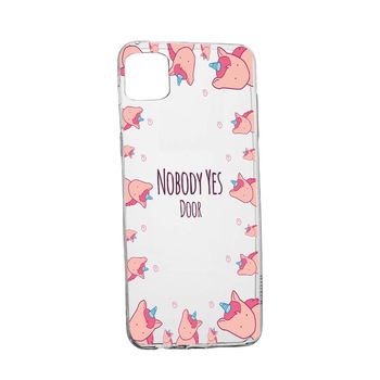 Husa Unicorn - Nobody yes, pentru Huawei P40, rezistenta la uzura, anti-alunecare, din silicon Premium, 523 Husa Unicorn - Nobody yes, pentru Huawei P40, rezistenta la uzura, anti-alunecare, din silicon Premium, 523