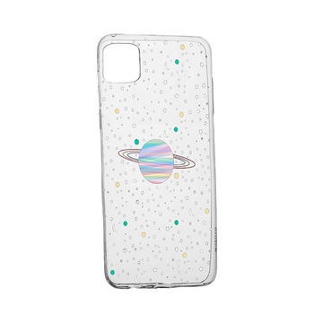 Husa Universe, Planeta, pentru Apple iPhone 12 Pro Max, rezistenta la uzura, anti-alunecare, din silicon Premium, 468 Husa Universe, Planeta, pentru Apple iPhone 12 Pro Max, rezistenta la uzura, anti-alunecare, din silicon Premium, 468