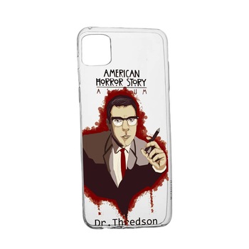 Husa American Horror Dr. Thredson, pentru Huawei P40, rezistenta la uzura, anti-alunecare, din silicon Premium, 518 Husa American Horror Dr. Thredson, pentru Huawei P40, rezistenta la uzura, anti-alunecare, din silicon Premium, 518