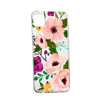Husa Silicon Flowers, Compatibila cu Apple iPhone 13, rezistenta la uzura, anti-alunecare, 629 Husa Silicon Flowers, Compatibila cu Apple iPhone 13, rezistenta la uzura, anti-alunecare, 629