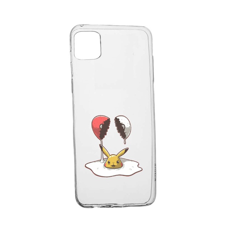 Husa Meme, pentru Samsung Galaxy A41, rezistenta la uzura, anti-alunecare, din silicon Premium, 656