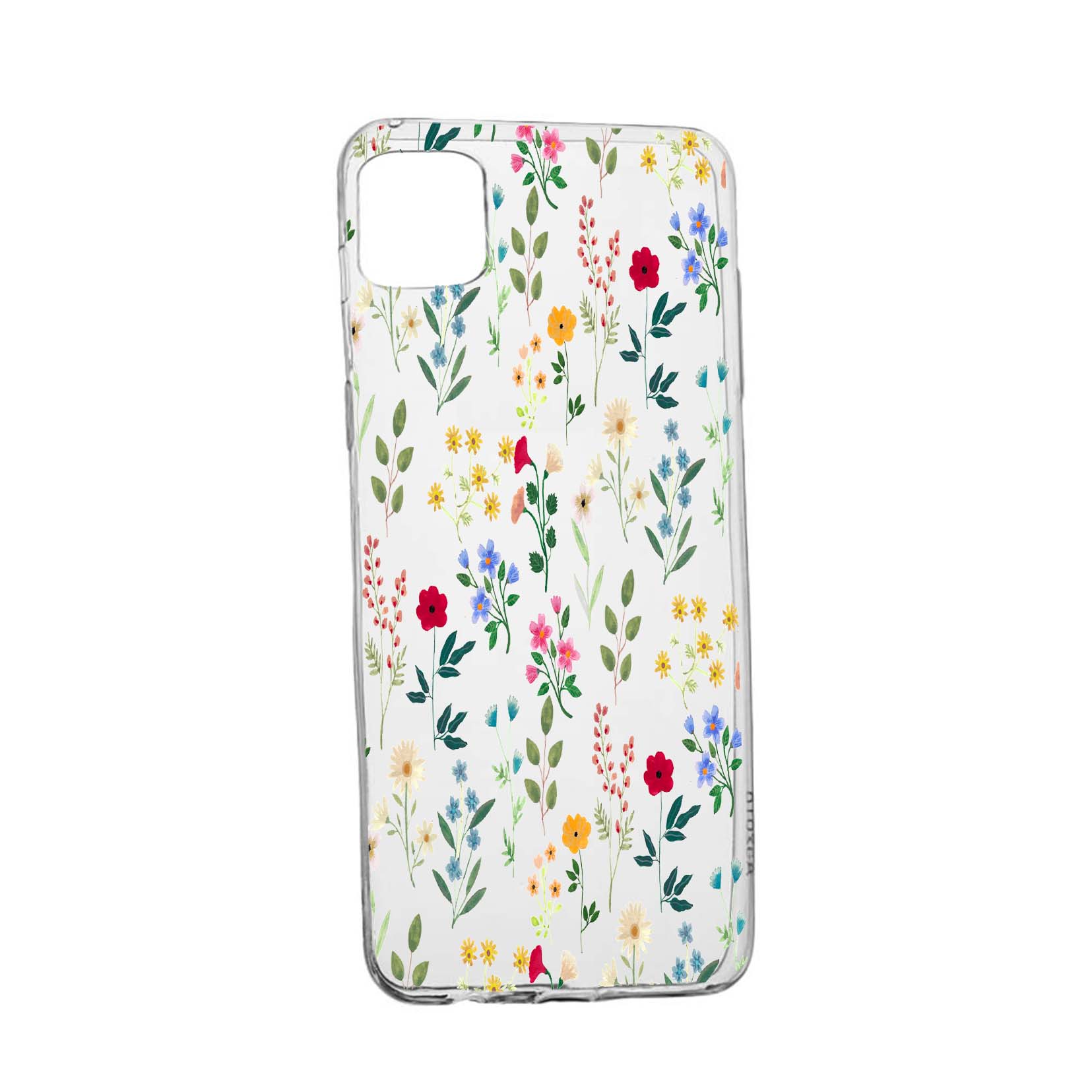 Husa Silicon Spring Flower, Compatibila cu Apple iPhone 13, rezistenta la uzura, anti-alunecare, 635