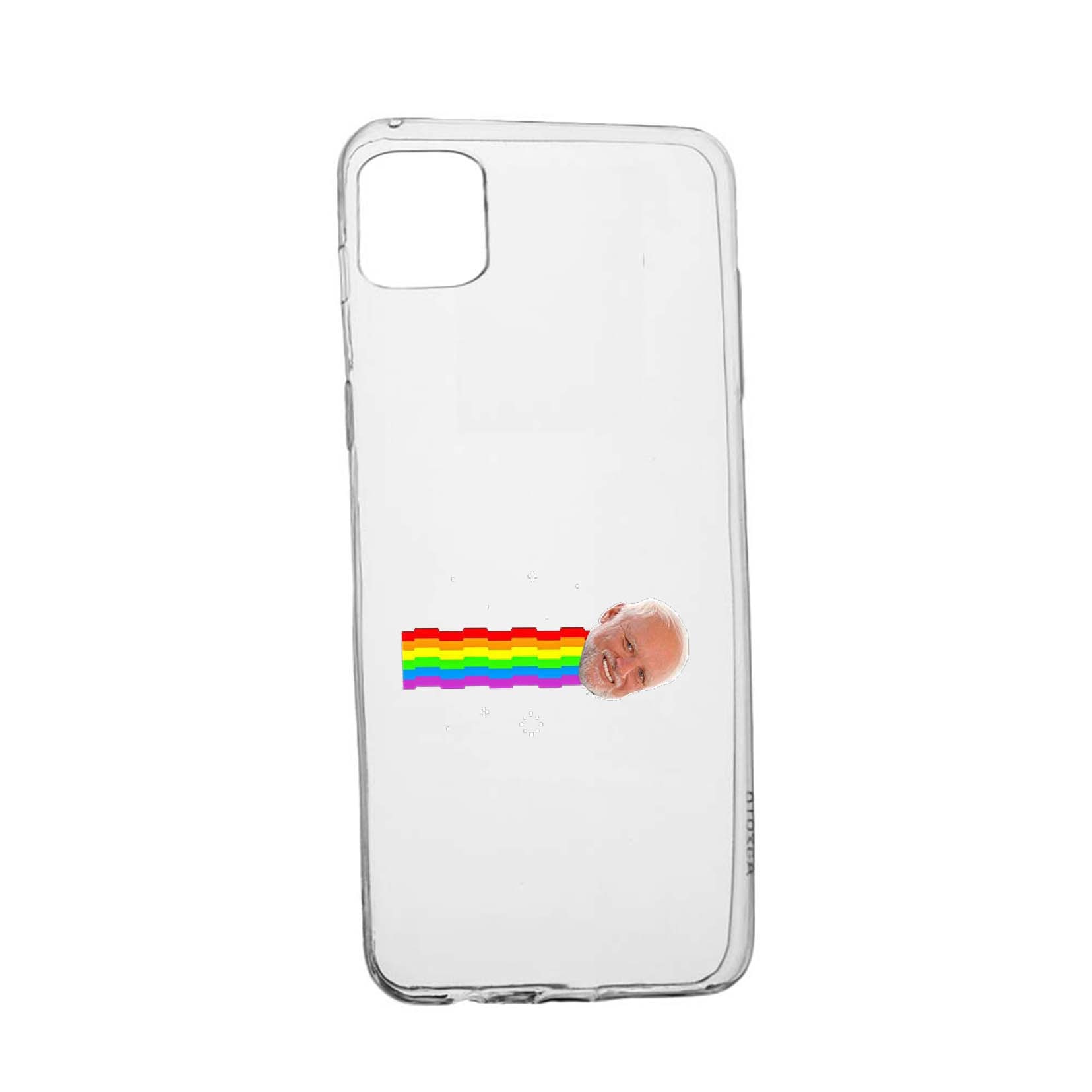 Husa Silicon Meme - rainbow, Compatibila cu Apple iPhone 13, rezistenta la uzura, anti-alunecare, 661