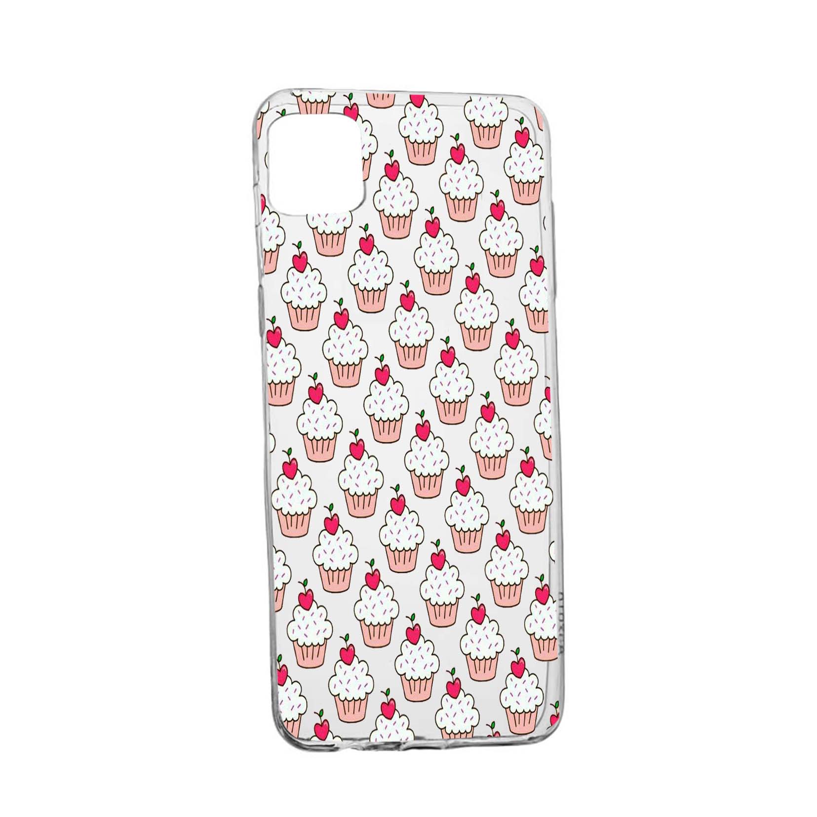 Husa Silicon Muffins, Compatibila cu Samsung Galaxy M12, rezistenta la uzura, anti-alunecare, 668
