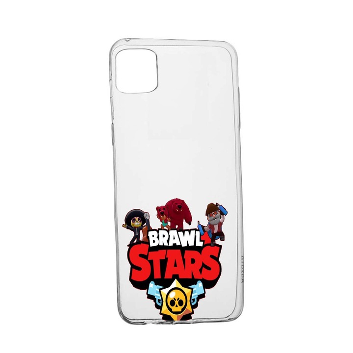 Husa Brawl Stars, pentru Apple iPhone 12 Mini, rezistenta la uzura, anti-alunecare, din silicon Premium, 651