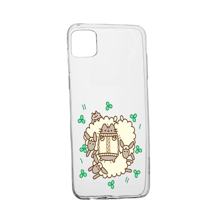 Husa Rabbits - Lambs, pentru Apple iPhone 12 Pro, rezistenta la uzura, anti-alunecare, din silicon Premium, 692