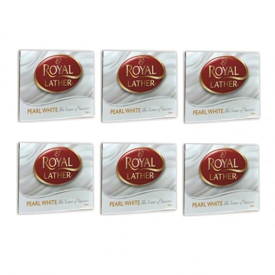 Set 6x Sapun Royal Lather Pearl White 150 gr
