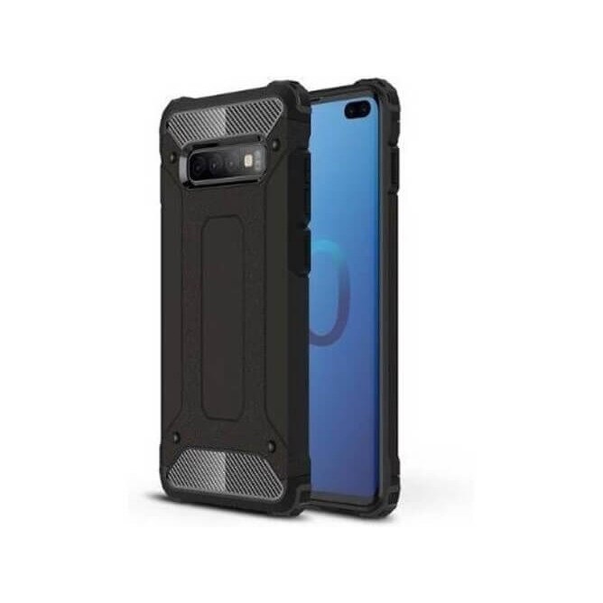 Husa Samsung S10, Hybrid Armor Rugged, Negru