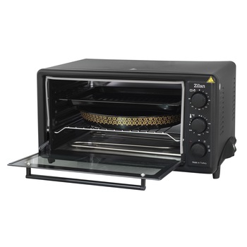 Cuptor electric Zilan ZLN-5648, Putere 1800W, Termostat reglabil 230 grade, Temporizator 90 min, Capacitate mare 40L, Tavi incluse, Negru Cuptor electric Zilan ZLN-5648, Putere 1800W, Termostat reglabil 230 grade, Temporizator 90 min, Capacitate mare 40L, Tavi incluse, Negru