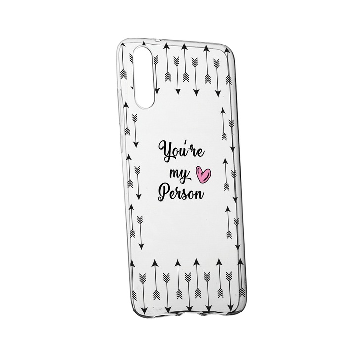 Кейс за Samsung Galaxy A01, Make Me Smile, устойчив на износване, противоплъзгащ се, 3