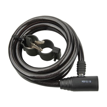 Lacat cu cablu pentru bicicleta Fisher, Cu 2 cheie, 180 cm x 12 mm Lacat cu cablu pentru bicicleta Fisher, Cu 2 cheie, 180 cm x 12 mm