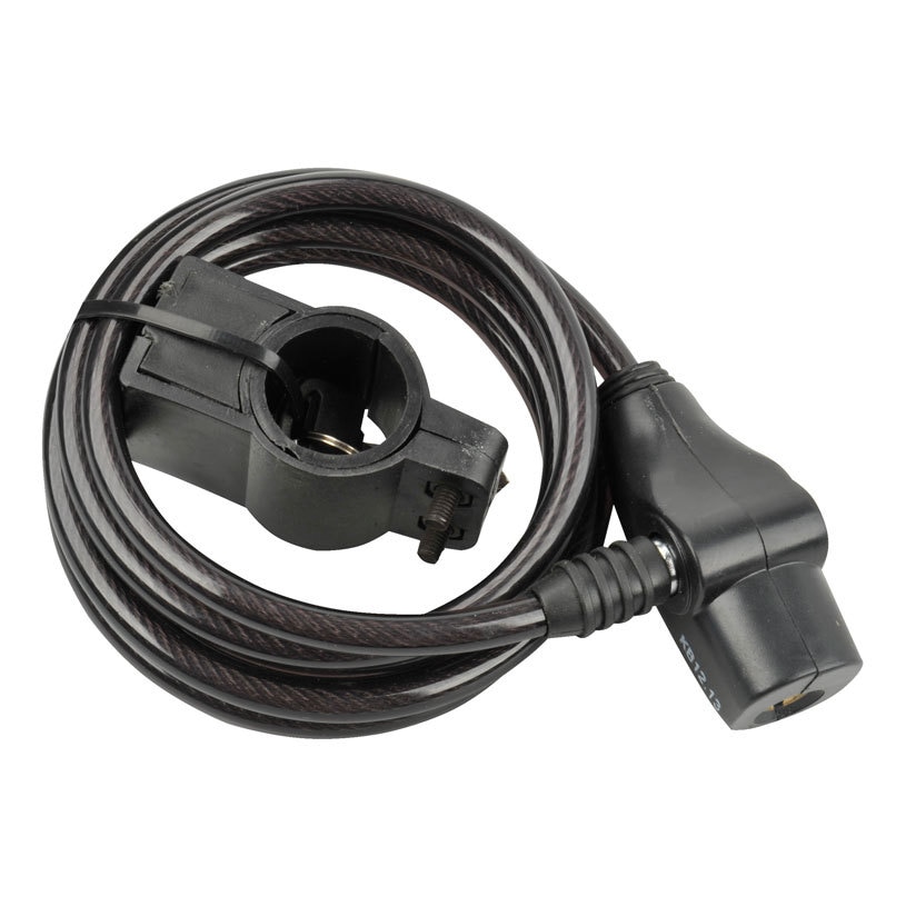 Lacat cu cablu pentru bicicleta Fisher, Cu 2 cheie, 180 cm / 12 mm