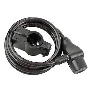 Lacat cu cablu pentru bicicleta Fisher, Cu 2 cheie, 180 cm / 12 mm