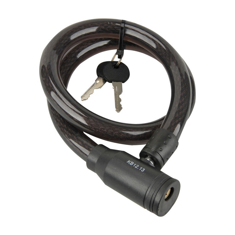 Lacat cu cablu pentru bicicleta Fisher, Cu 2 cheie, 80 cm / 18 mm