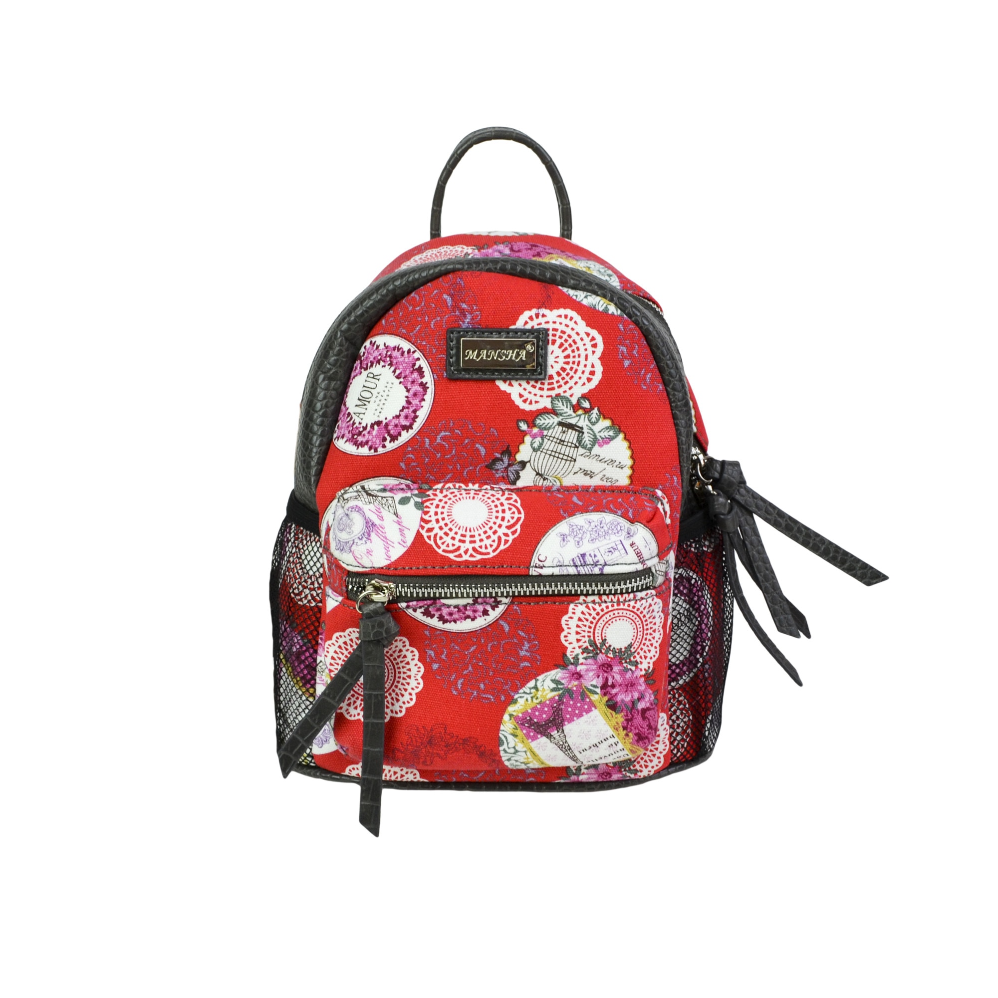 Rucsac, 22.5 x 13 x 25 cm, rosu