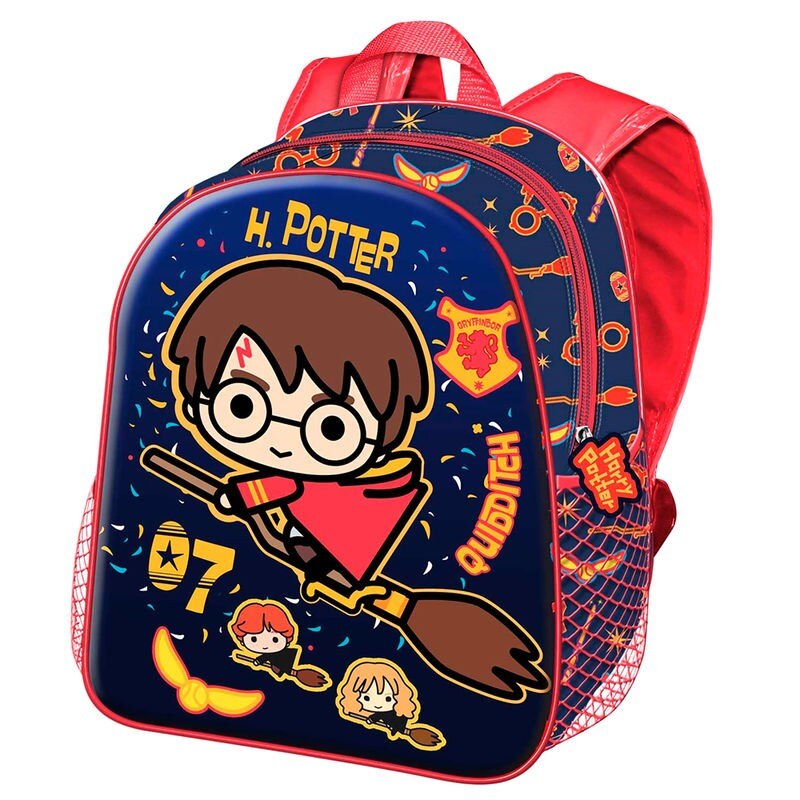 Ghiozdan Harry Potter Quidditch 3D 31x27x11cm, Multicolor