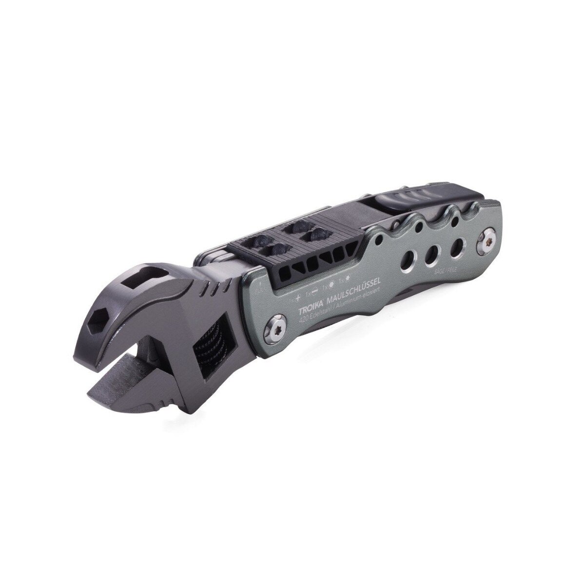 Unealta multifunctionala - 12 functii, Gri, Otel, 15 cm