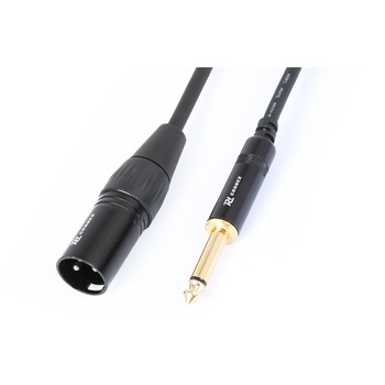 Cablu, XLR tata - Jack 6.3mm mono tata, 0.15m, Power Dynamics CX131 Cablu, XLR tata - Jack 6.3mm mono tata, 0.15m, Power Dynamics CX131
