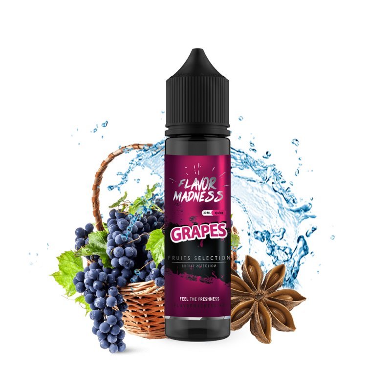 Lichid Tigara Electronica Flavor Madness - Grapes ,40ml ,0mg/ml