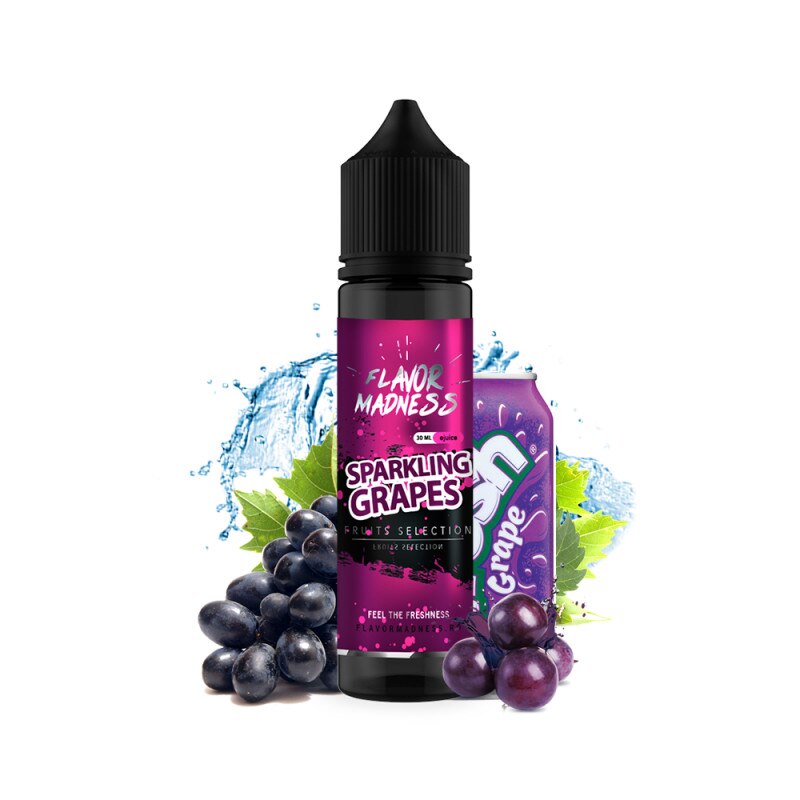 Lichid Tigara Electronica Flavor Madness - Sparkling Grapes ,40ml ,0mg/ml
