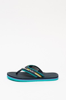 Pepe Jeans London, Papuci flip-flop Off-Beach, Bleumarin inchis/albastru turcoaz/alb, 35 EU Pepe Jeans London, Papuci flip-flop Off-Beach, Bleumarin inchis/albastru turcoaz/alb, 35 EU