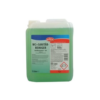 Detergent sanitar, detartrant, gel, WC + Sanitarreiniger, verde, 5 litri Detergent sanitar, detartrant, gel, WC + Sanitarreiniger, verde, 5 litri
