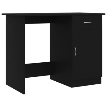 Birou vidaXL, PAL, 100 x 50 x 76 cm, Negru Birou vidaXL, PAL, 100 x 50 x 76 cm, Negru