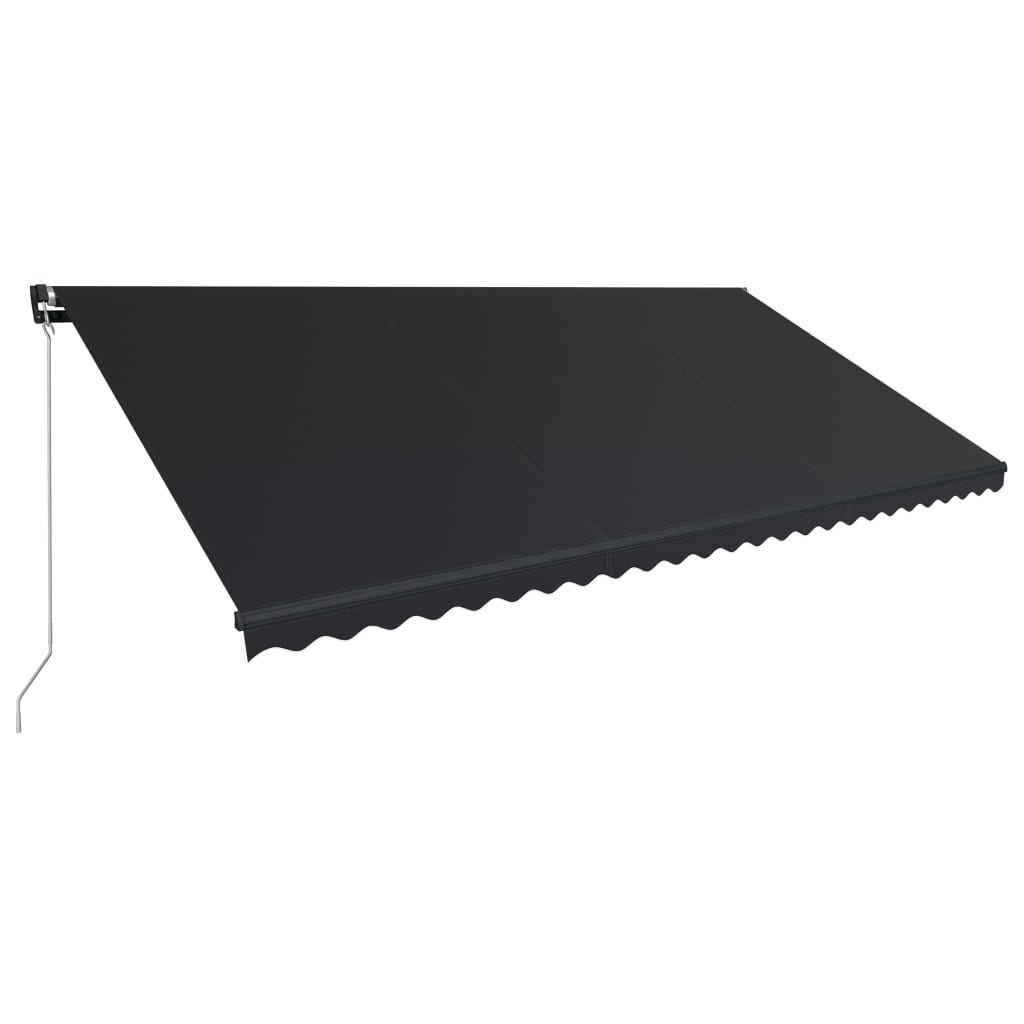 Copertina retractabila manual, antracit, 600 x 300 cm 3051242