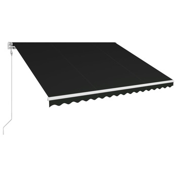 Copertina retractabila automat, antracit, 400 x 300 cm 3051202 Copertina retractabila automat, antracit, 400 x 300 cm 3051202