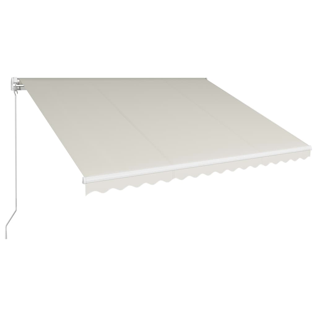 Copertina retractabila manual, crem, 400 x 300 cm 3051213