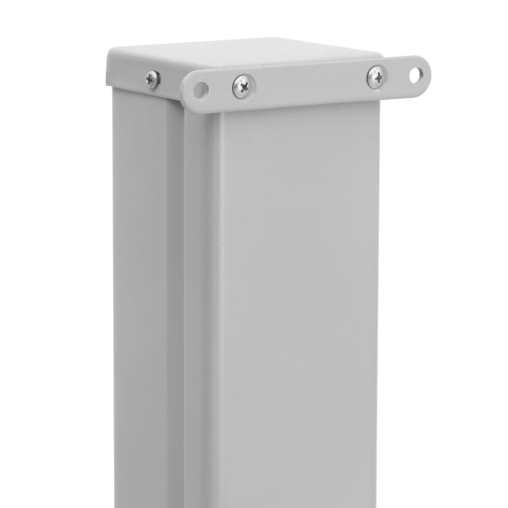 Copertina laterala retractabila de terasa, vidaXL, Poliester/Otel, 100 x 300 cm, Albastru