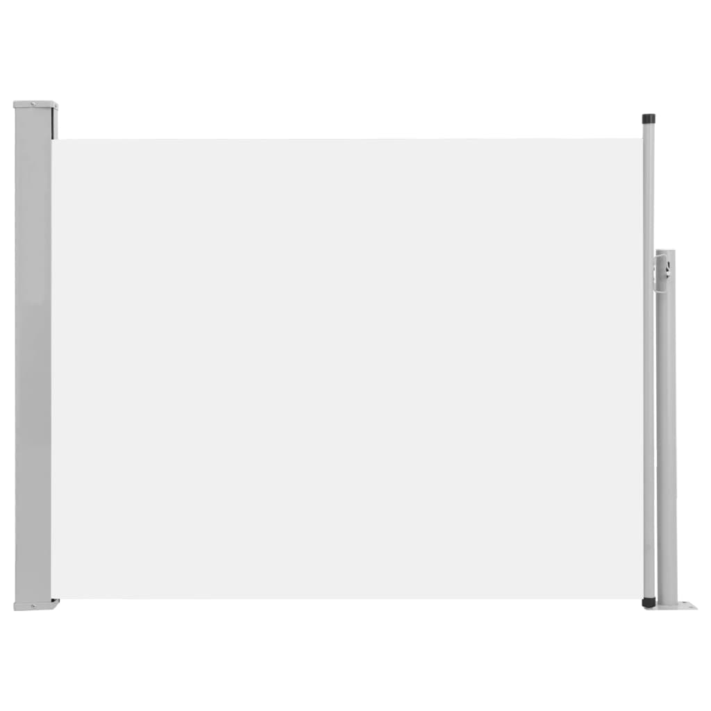 Copertina laterala retractabila de terasa, vidaXL, Poliester/Otel, 170 x 500 cm, Crem