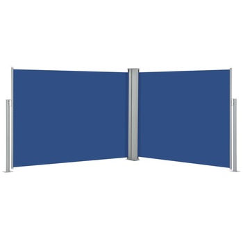 Copertina laterala retractabila, vidaXL, Poliester/Otel, 170 x 1000 cm, Albastru