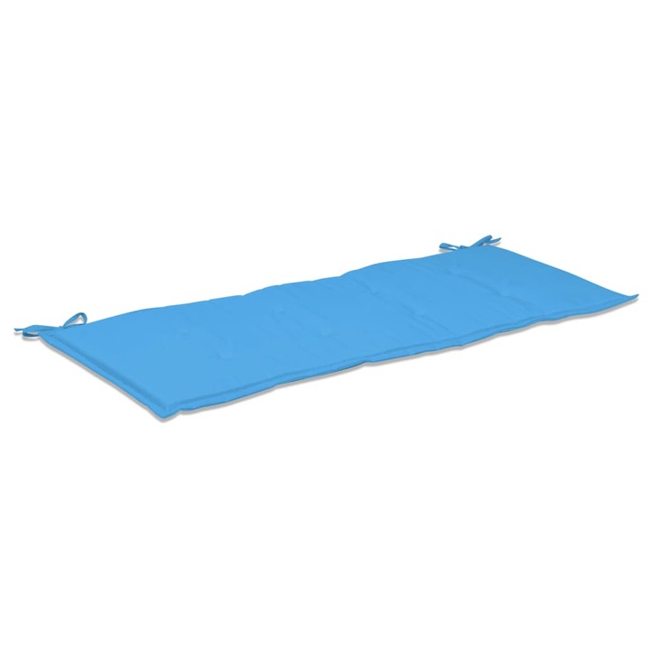 Възглавница за градинска пейка vidaXL, синя, 120x50x3 см, оксфорд плат, 0.41 Kg