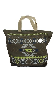 Geanta pentru plaja, verde inchis, 48 x 40 cm, Vivo Geanta pentru plaja, verde inchis, 48 x 40 cm, Vivo