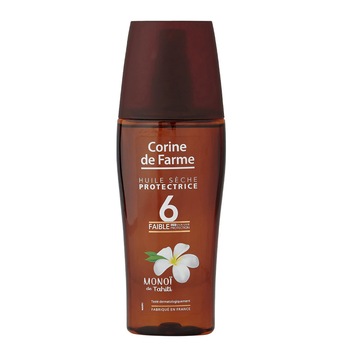 Ulei spray cu Monoi SPF 6 Corine de Farme Sun, 150 ml Ulei spray cu Monoi SPF 6 Corine de Farme Sun, 150 ml