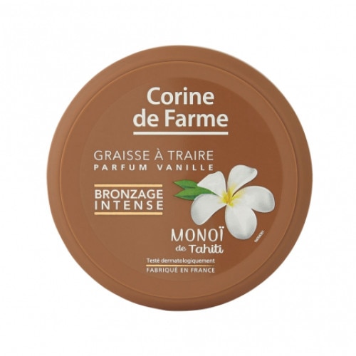 Unt de corp pentru bronzare intensa cu Monoi si Vanilie Corine de Farme Sun, 150 ml